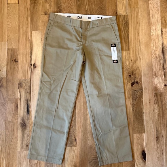 NWT Womens Dickie's  774 Original Fit Khaki Work Pants sz 16R - Picture 2 of 5